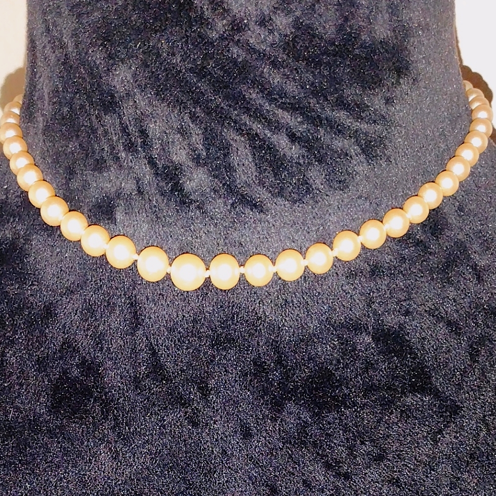 Miriam Haskell Vintage Pearl Necklace 198$